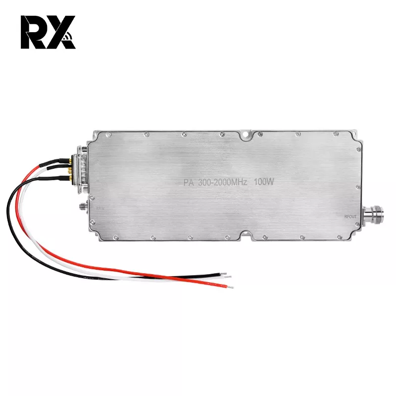 100W RF Güç Amplifikatörü Modülü 300 -2000MHz 32V 8A Yüksek Kazanç