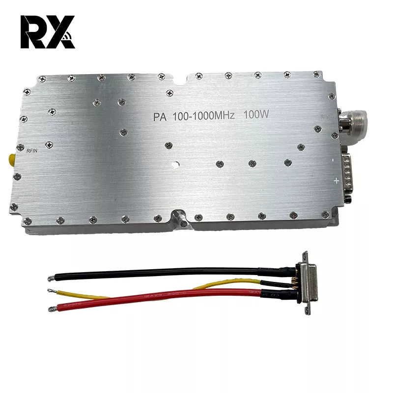 Yüksek güçlü 100W 100-1000MHz geniş bant güç amplifikatörü